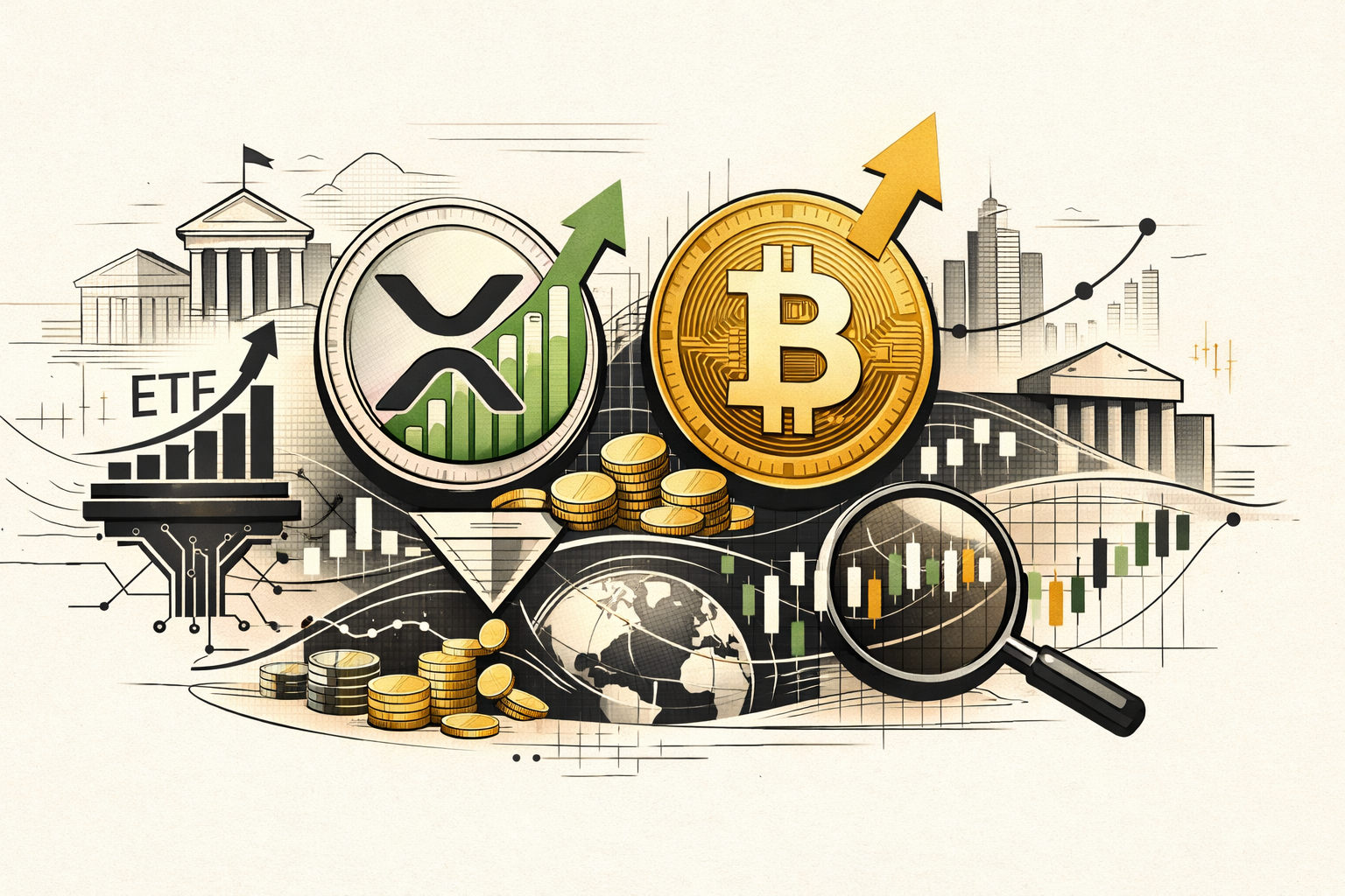 Market Pulse: XRP ETFs Surge While Bitcoin Eyes New Heights