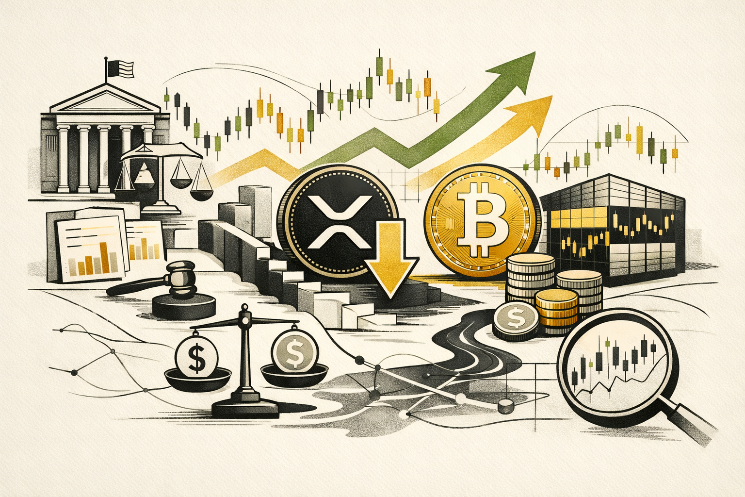 Market Shifts: XRP Struggles Amidst Broader Crypto Dynamics